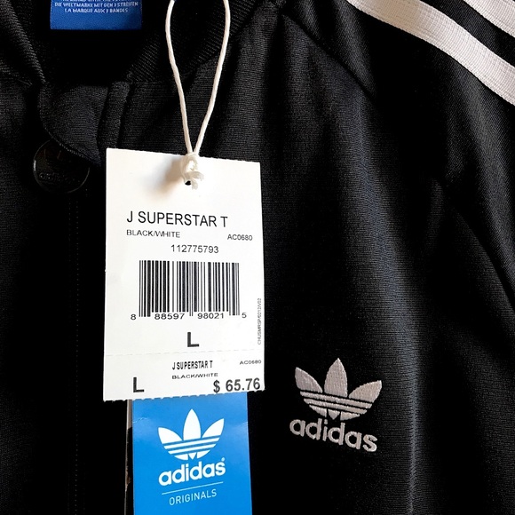 [BRAND NEW] Adidas Original J Superstar Track Top - Picture 2 of 3